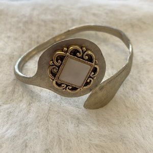 Hand crafted bracelet. Made from antique spoon.